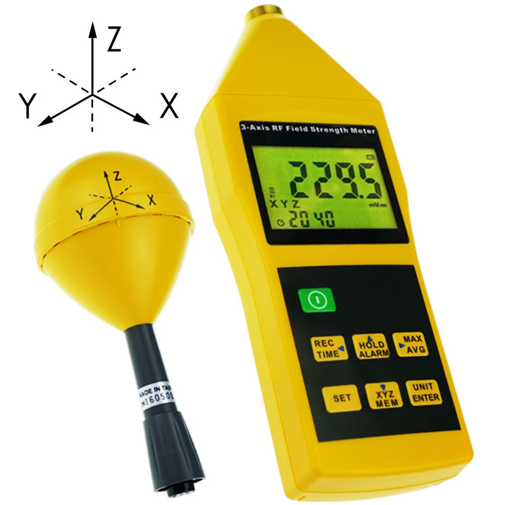 To 8GHz With Alarm And Tripod Mounting RF Field Strength Meter