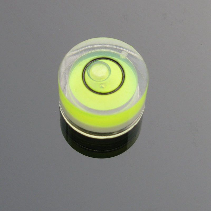 12*7mm Plastic Level Bubble Circular Mini Bubble Level Bubble Rit Level Measurement Instrument