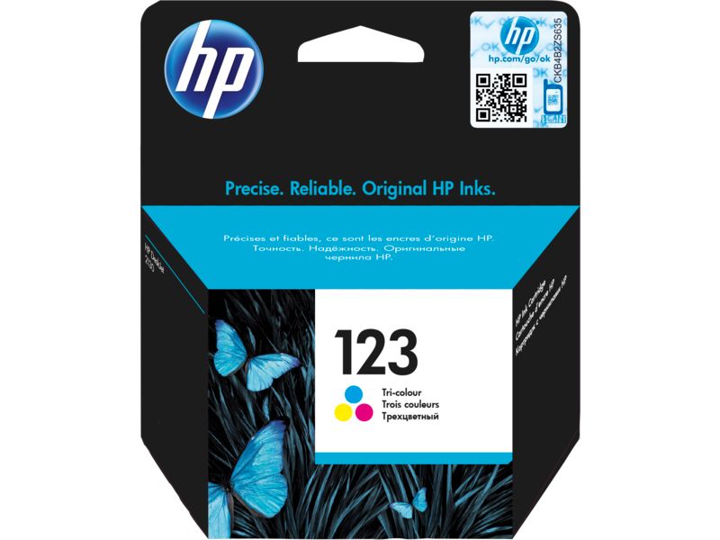 123 Original Tri-colour Ink Cartridge - 2 Pieces