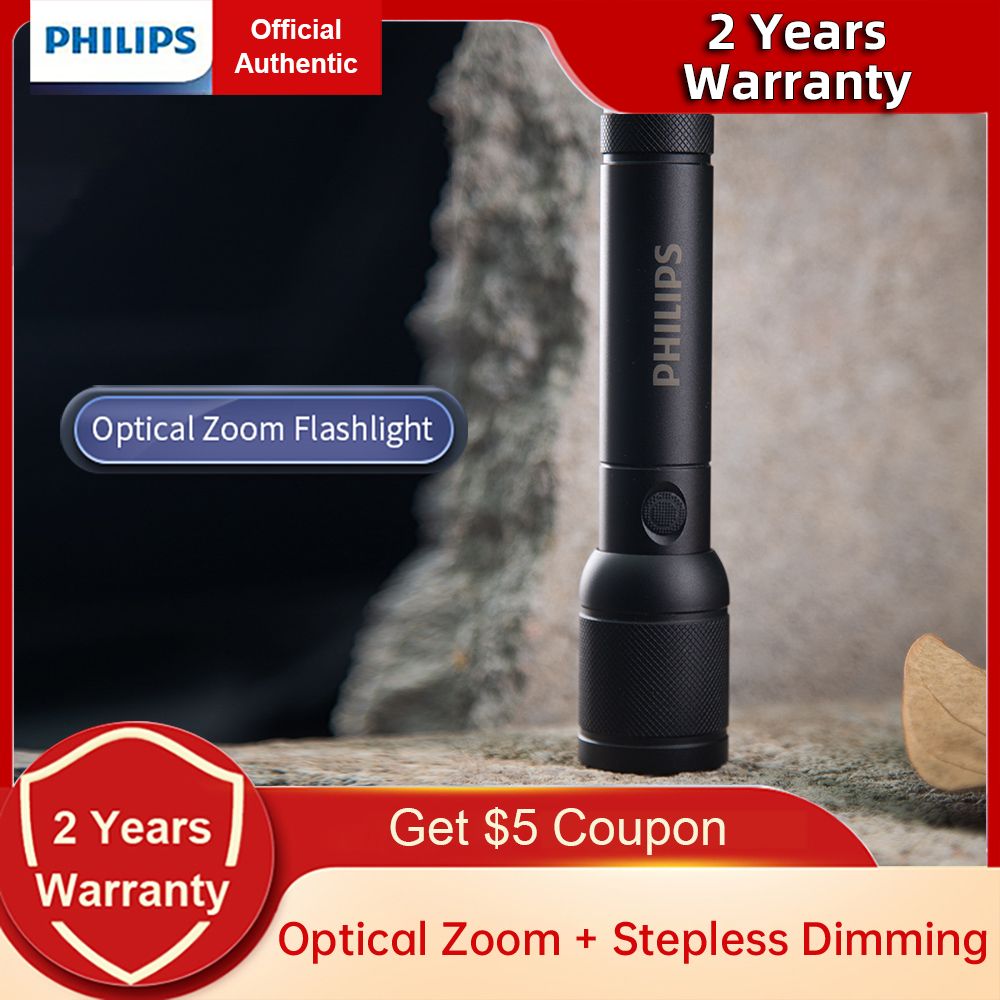 Philips Optical Zoom Flashlight Portable Flashlights With 4