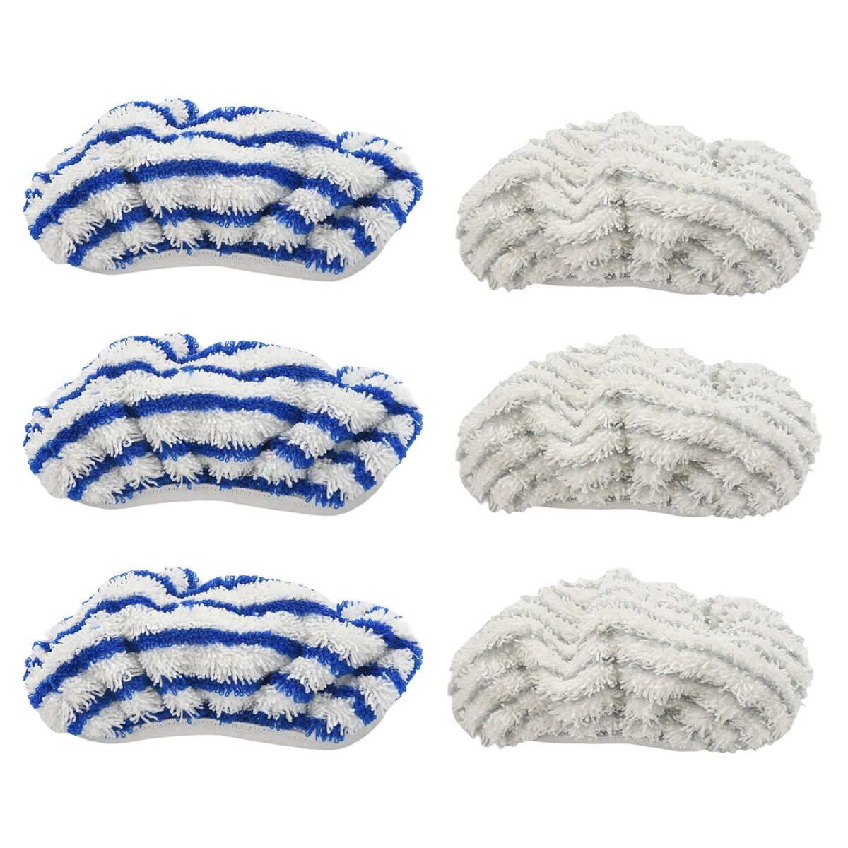 6 Pcs Microfibre Cloth Pads Repment for Clean& ZR005801 Cleaner AccessoryWashable and Reusable