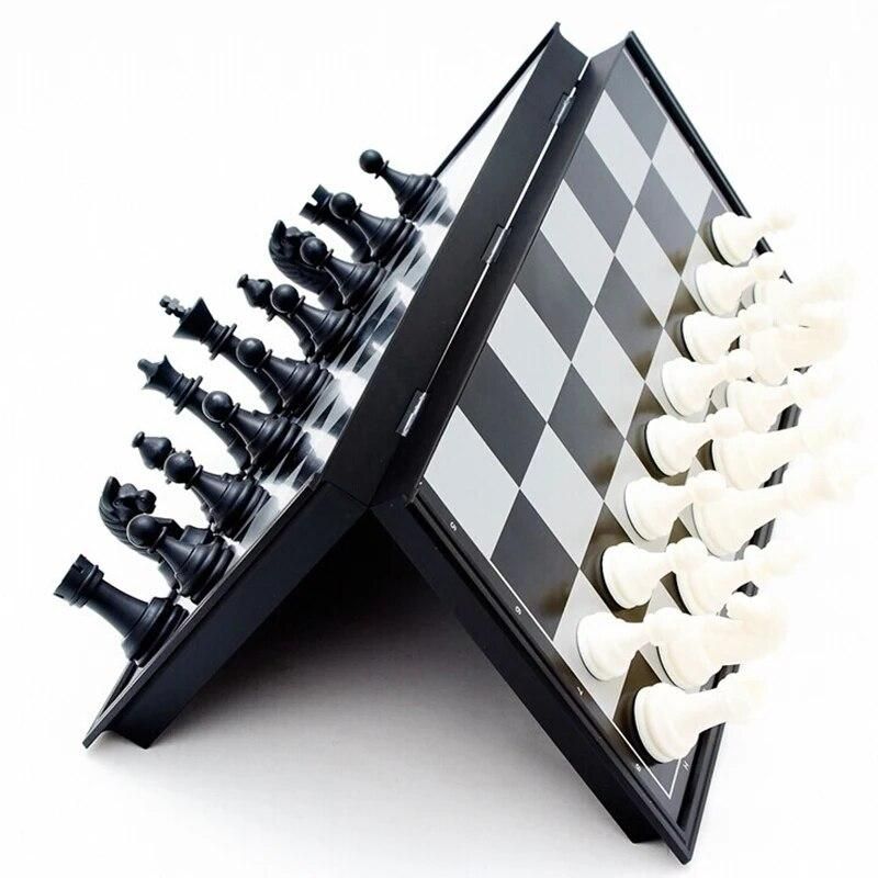 International Word Chess Game Medieval Folding Chess Pieces/ Complete Set Entertainment 32mm*195mm