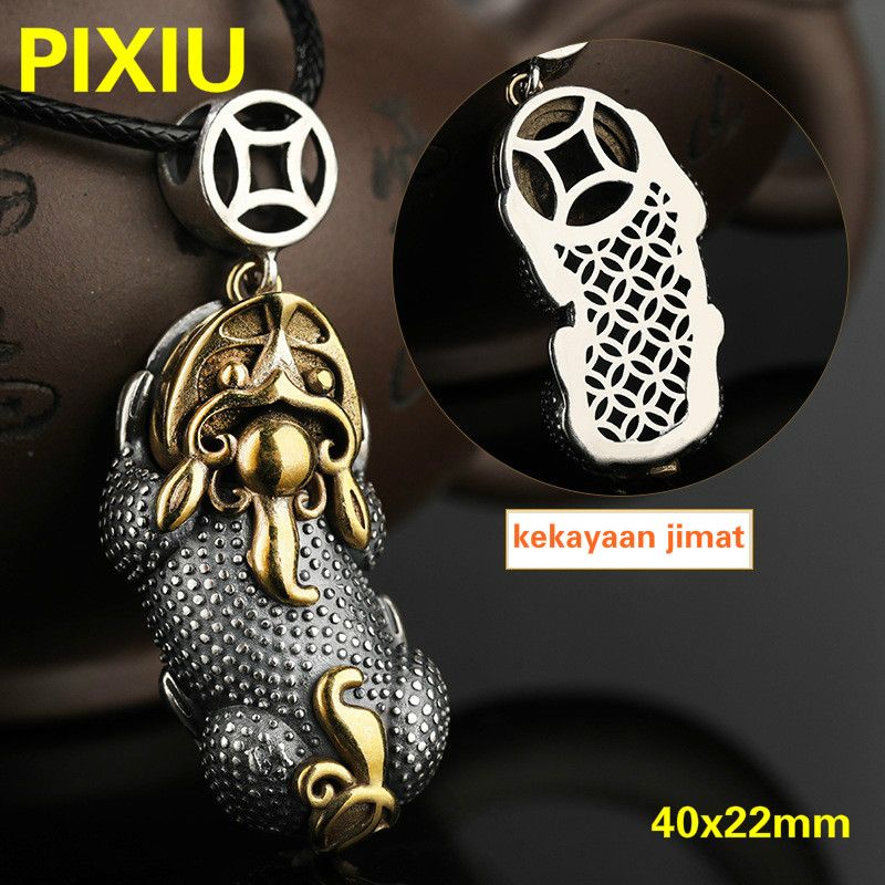 PIXIU S925 40mm Lucky Charms Neckalce Pendant