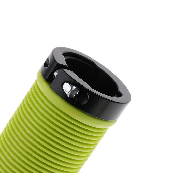 MTB Bike Handlebar Grips Silicone  Lock On Anti Slip Bicycle Yellow