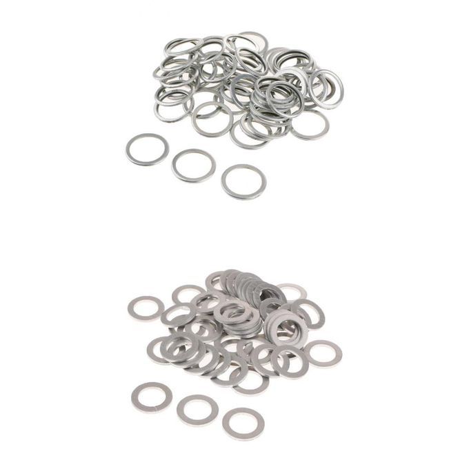 100pcs Oil Drain Plug Crush Washer Gaskets 14mm 9410914000 For Acura