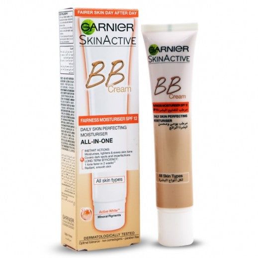 SkinActive BB Cream Fairness Moisturiser SPF 12