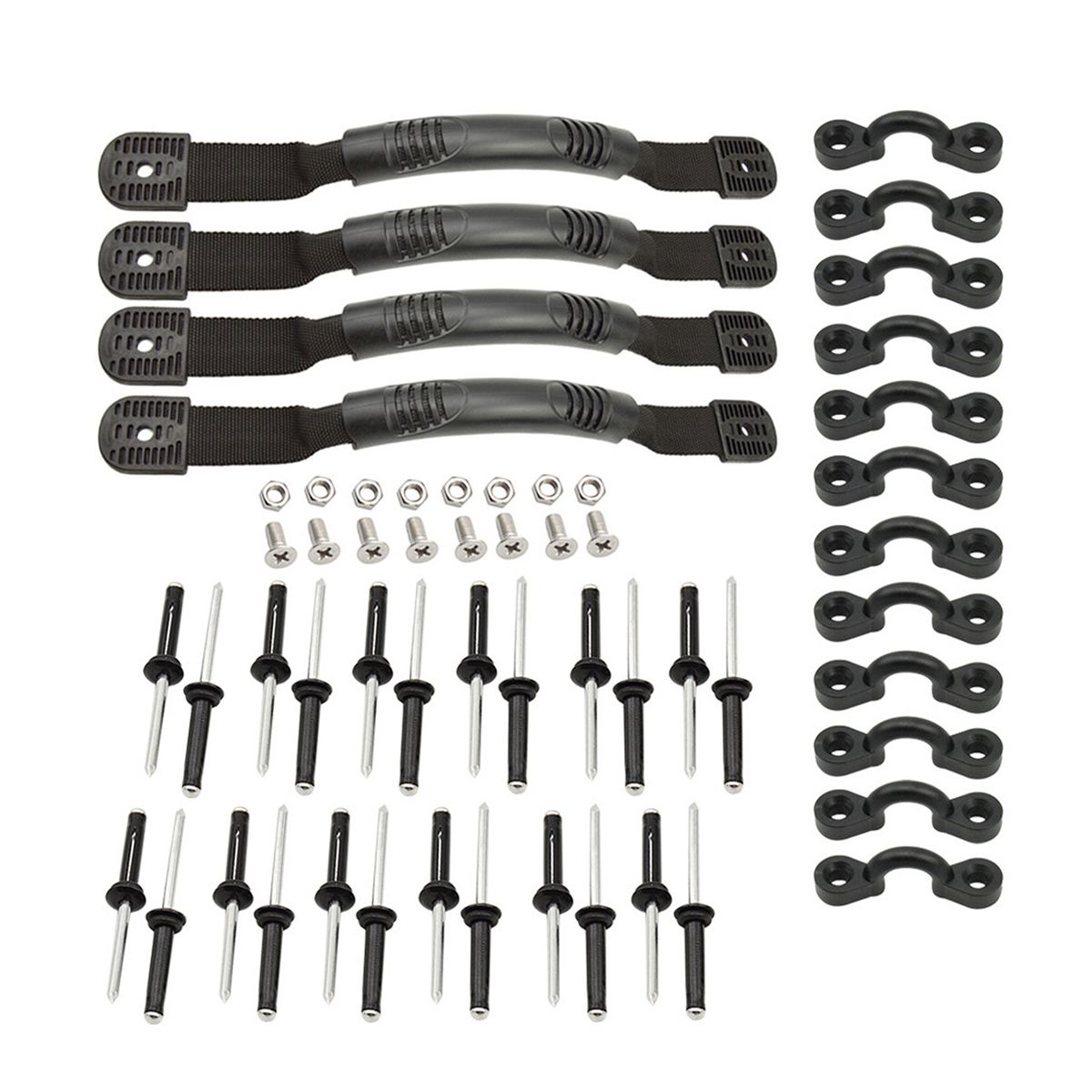 Kayak Carry Handles Pad Eye Rivets Set Kayak Boat Canoe