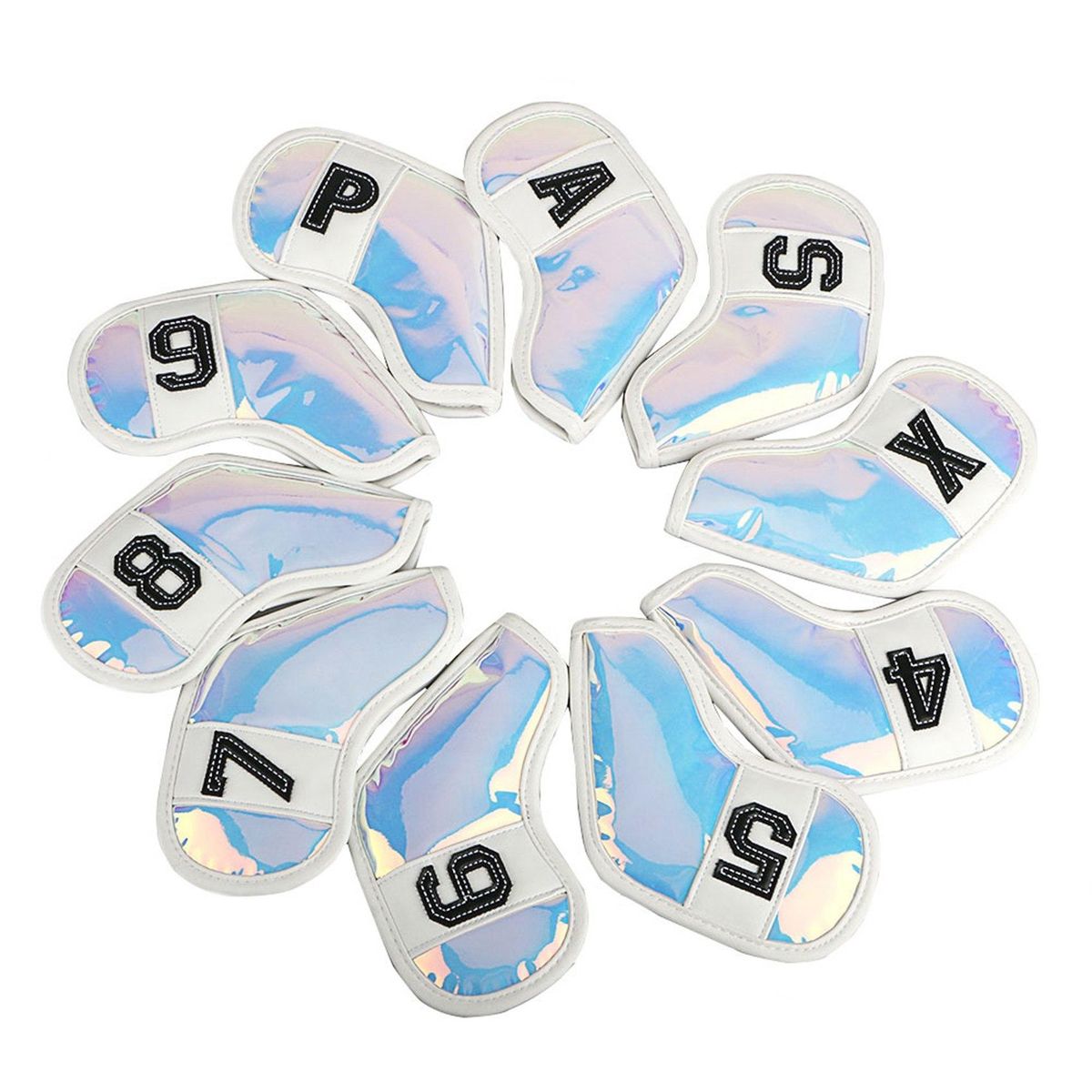 WOSOFE 10Pcs/Pack Golf Club Iron Cover Golf Iron Head