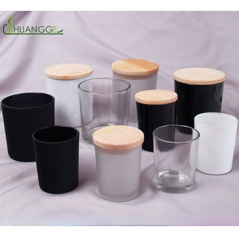 Diy Candle Cup Golden Drink Wax Container Candle Glass