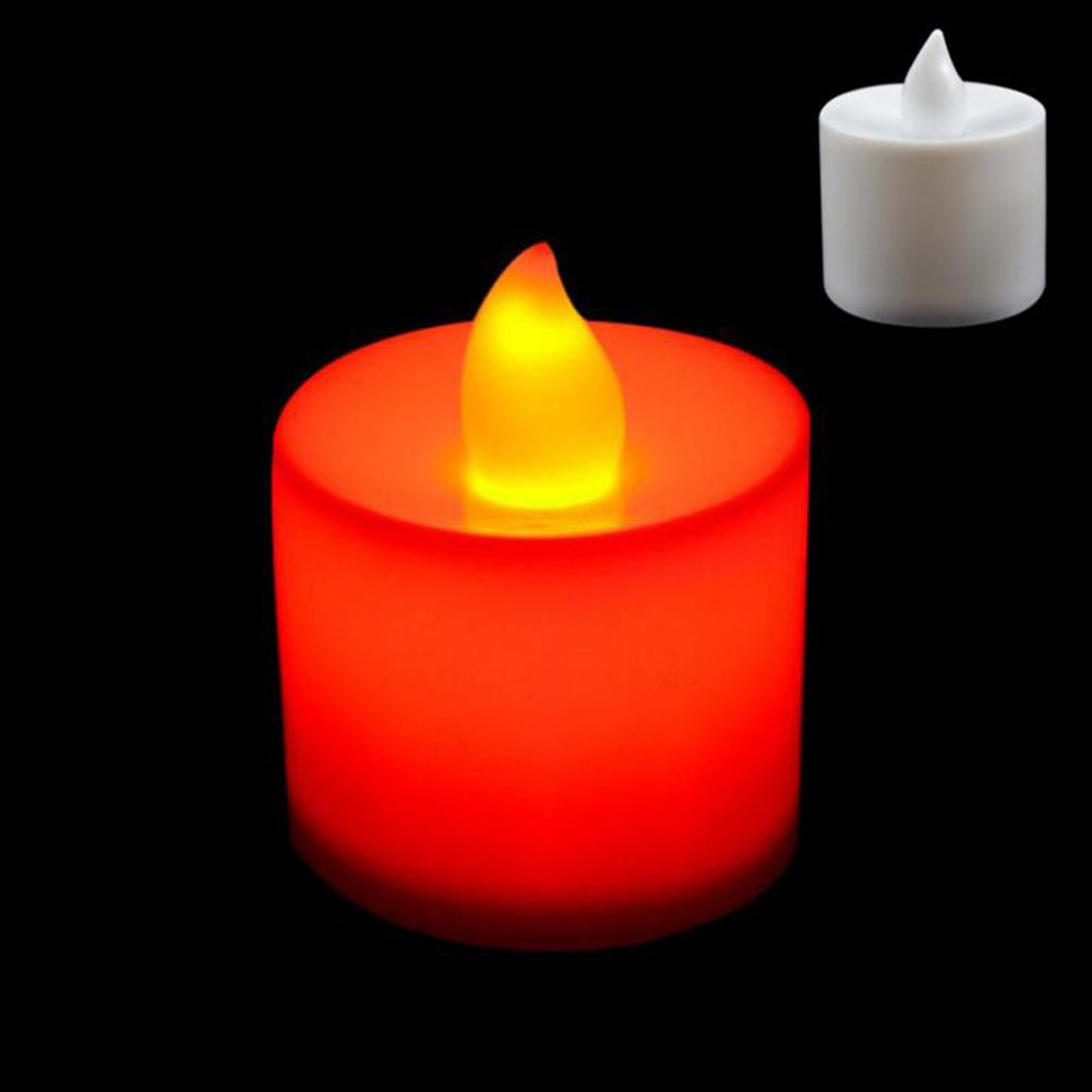 6 PCS Of LED Electric Battery Powered-Red
