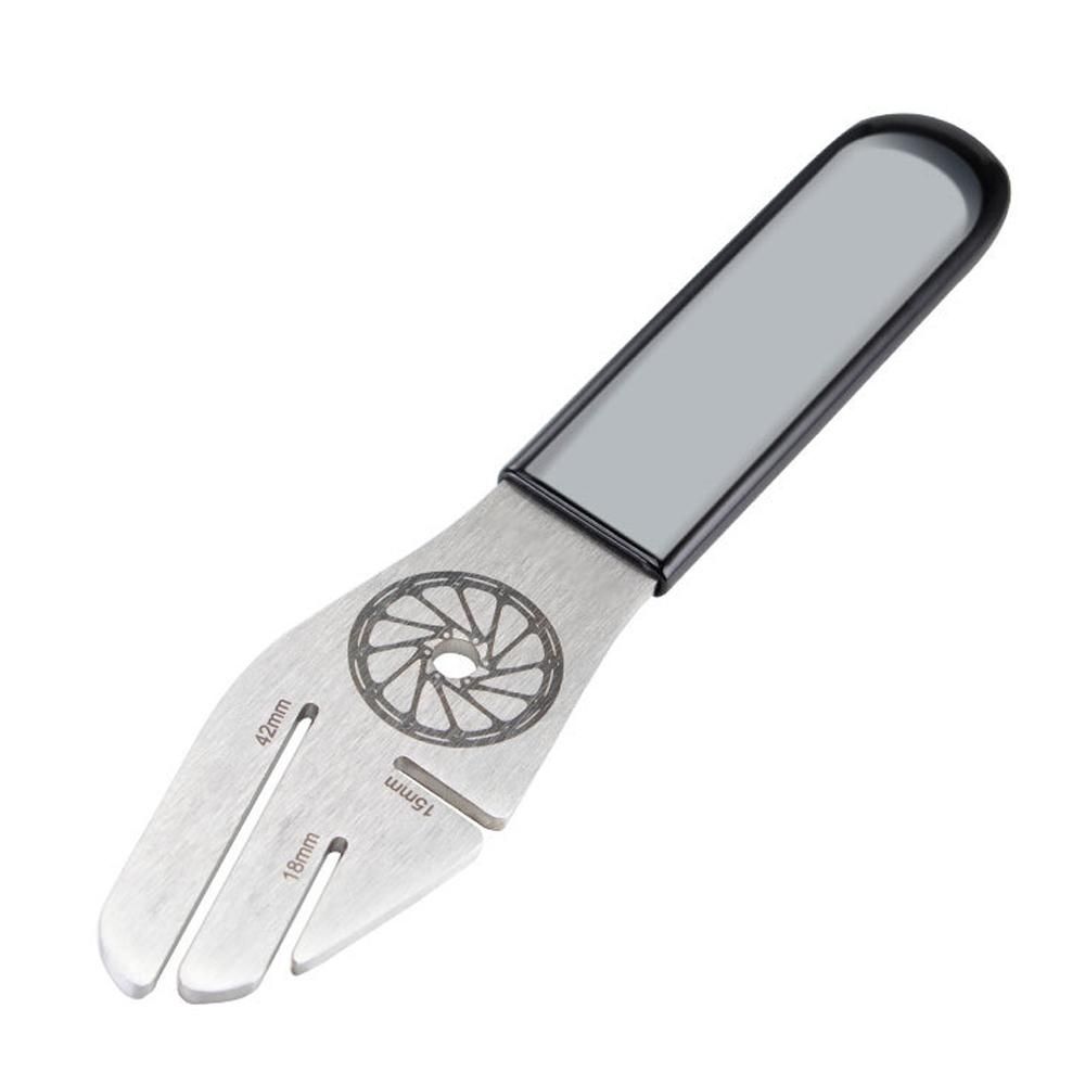 Bike Rotor Truing Fork Bicycle Disc Brake Alignment Tool 3-Slot Adjustment Wrench for MTB Mountain Road Bike