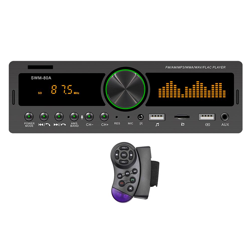 1Din Car Radio Multimedia Handsfree MP3 Player FM AM Audio