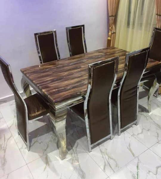 Sandor 6Seater Marble Dinning(Color Options)Lagos,IB,Ogun)