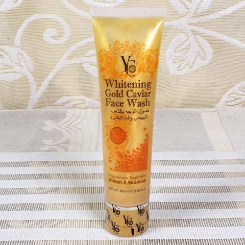 Whitening Gold Caviar Face Wash For Facial Glow, Moisture