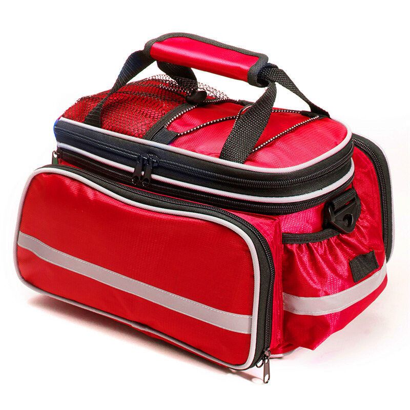 25L Bike Rear Seat Bag Waterproof Bicycle Saddle Bag Reflective Biking Laggage Bag For MTB Road Bike Motorcycle Red