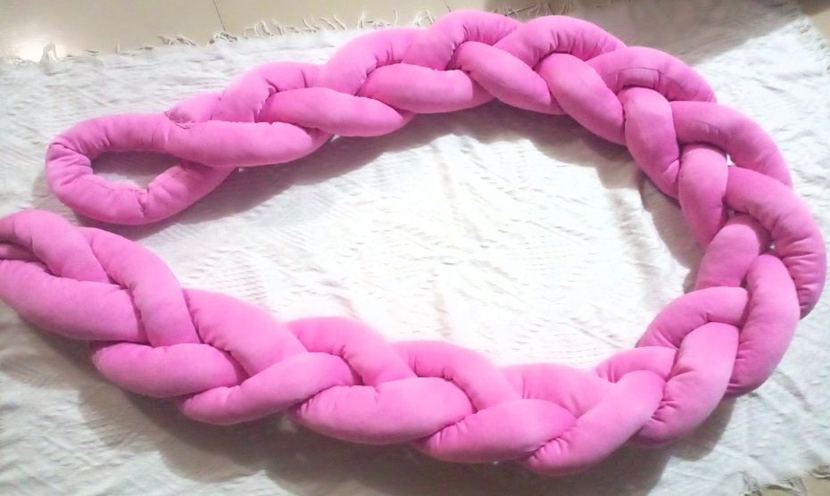 BABY BRAIDED BUMPER -For Your Babies Protection.