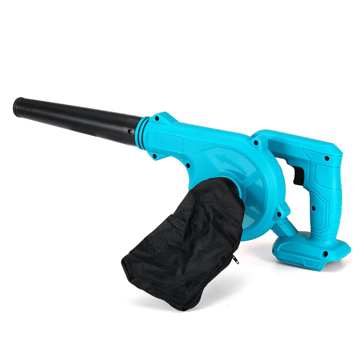Handheld Vacuum Dust Cleaning Blower Air Blowing Garden Leaf Collecting Makida Model Machine Multifunctional Electric For Car Household Cleaning Blue