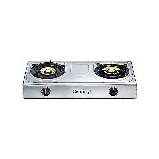 Stainless Tabletop Gas Cooker With Two Burners