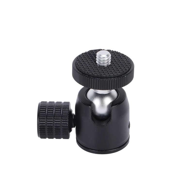 Mini Tripod Ball Head with 1/4 Inch Screw and  Shoe Mount Adapter Tripod Head for DSLR Camera Monitor Ring Light Microphone