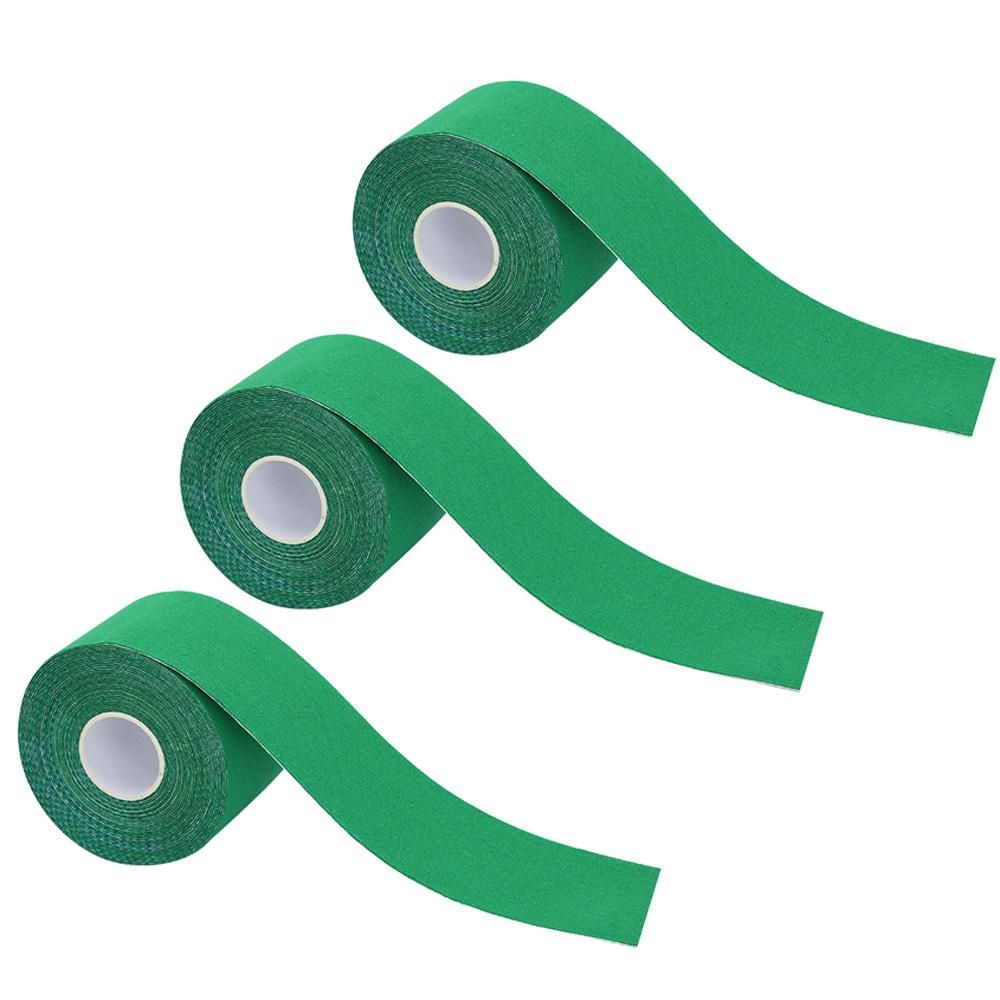 3 Rolls Performance Adhesive Kinesiology Tape Breathable Stretchy Athletic Tape