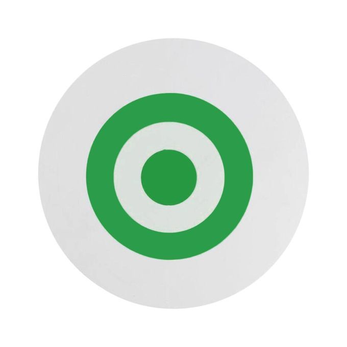 EVA Archery Arrow Target Round With 2pcs Colored Paper White Green