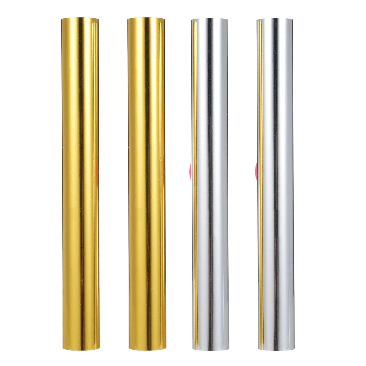 4 Rolls Gold & Silver Hot Foil Paper, Hot Foil Roll Used with Hot Foil Pen