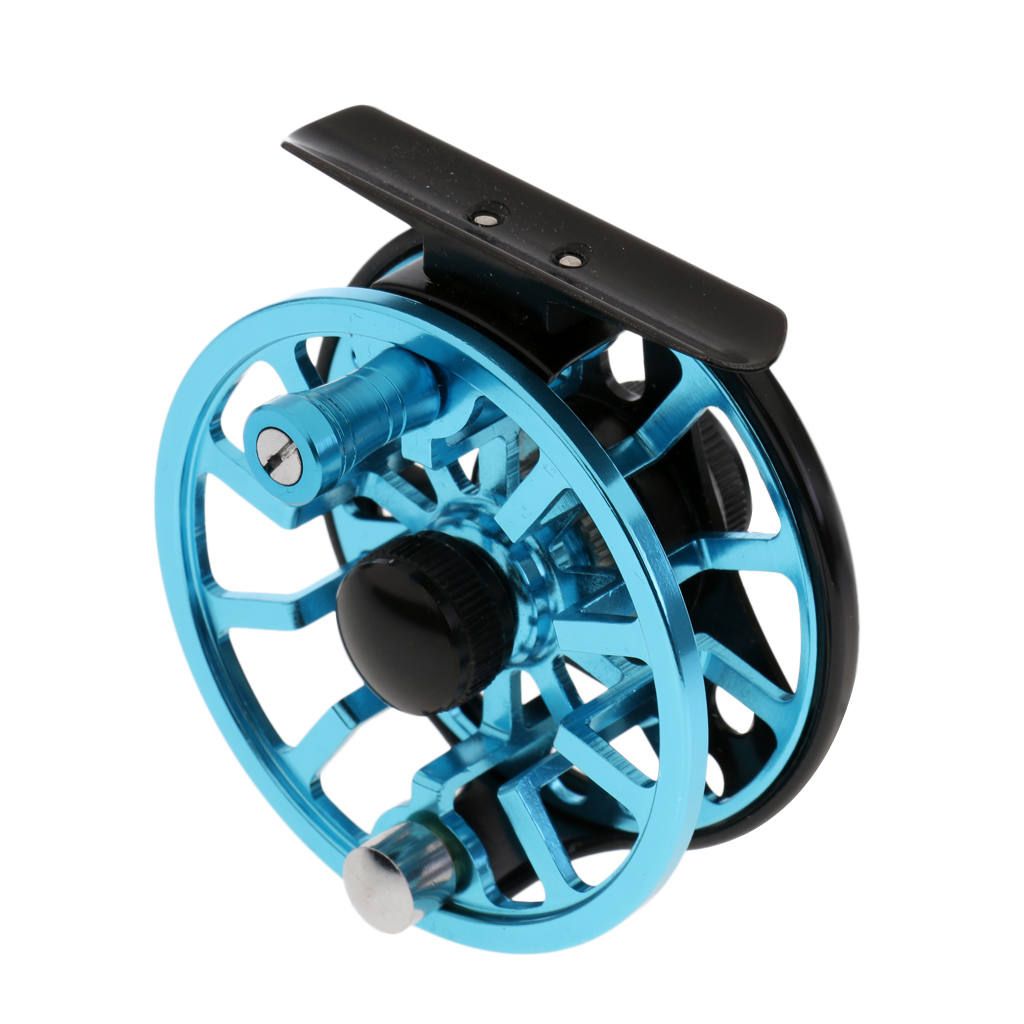 Machined Aluminum Fly  Reel 21BB Right LeftHanded Blue