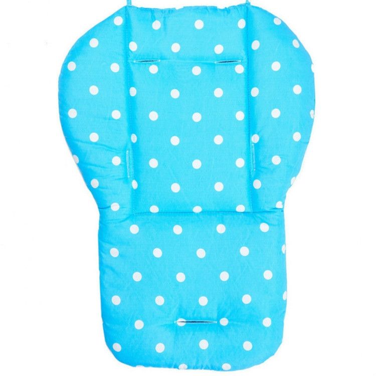 Baby Stroller Cushion  Waterproof Child Pushchair Feeding Chair Thick Mat(Blue)