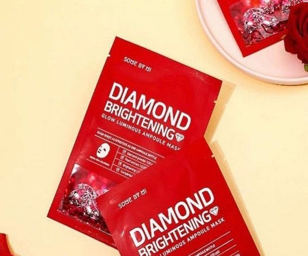 Diamond Brightening Glow Luminous Ampoule Mask , 1 Pc