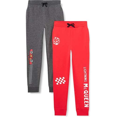 Disney Car Fleece Jogger Sweatpants, Pack Of 2
