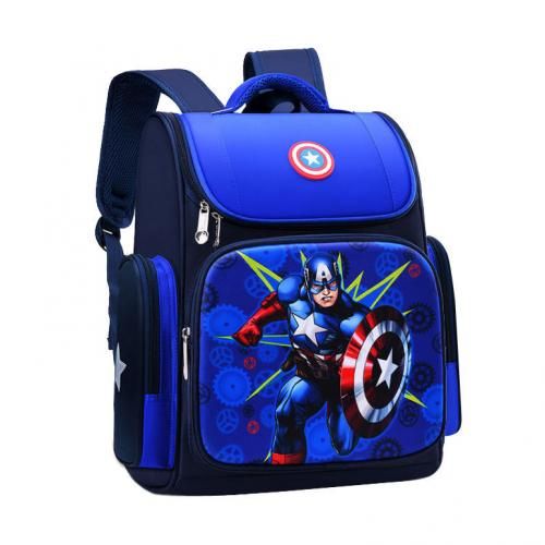 High Quality Durable Waterproof School Bag - Captain America