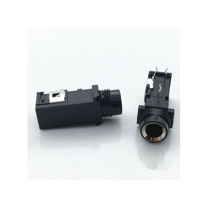 10pcs Two-channel Four-legged 6.35mm Microphone Audio Socket Stereo Headphone Jack