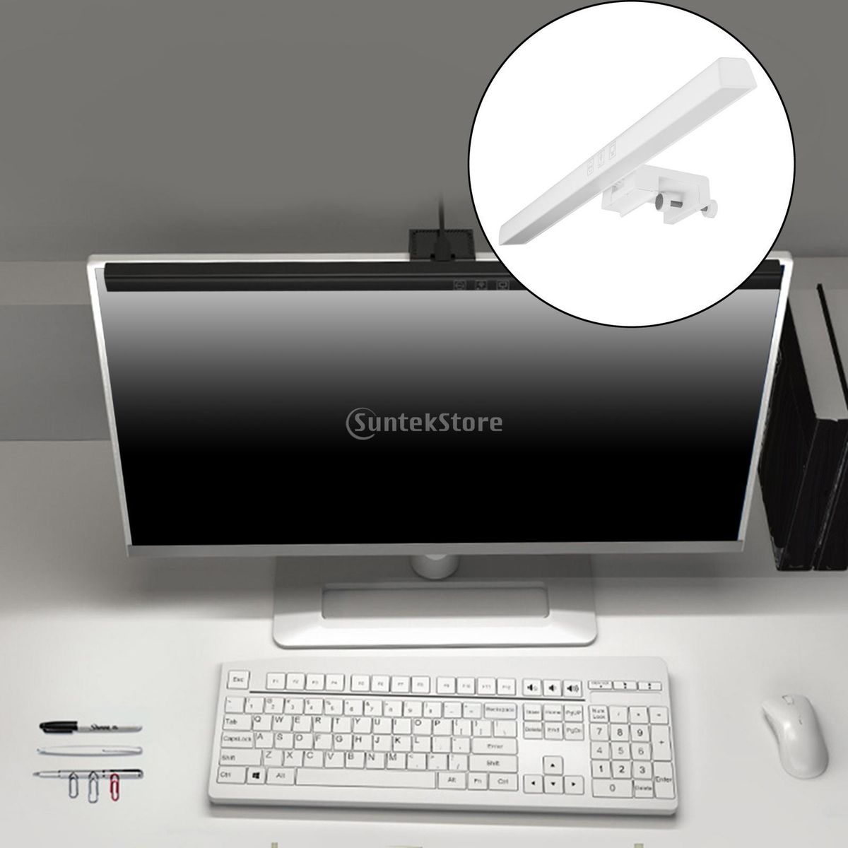 USB Computer Lamp LED PC Computer Screen Hanging Desk Lamp