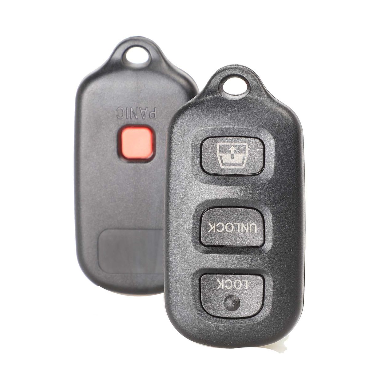Jingyuqin Remote Key Shell Fob 3 Button + Panic For Toyota