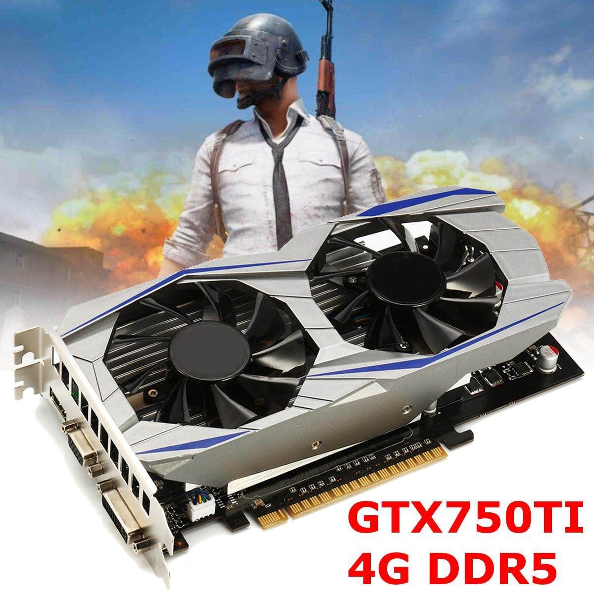 For NVIDIA GeForce GTX750 TI 4GB GDDR5 128Bit -ExpressX16 Video Graphics Card