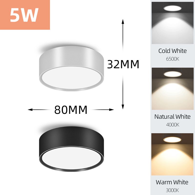 LED Downlight 220V Foldable Spot Light COB Surface Mounted