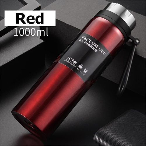 100ml Stainless Steel Travel Mug Flask Thermal Hot Water (Red) D