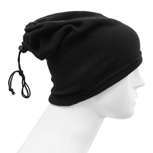 Head Wrap Partial Face Coverage Reversible Multi-functional -black
