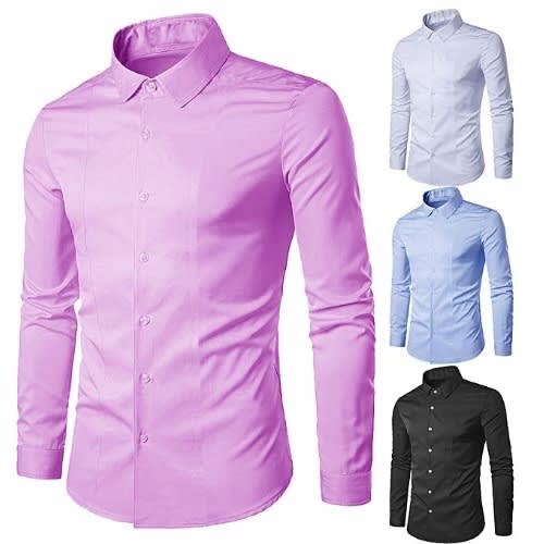 Classy Long Sleeve Shirts - 4 Pieces
