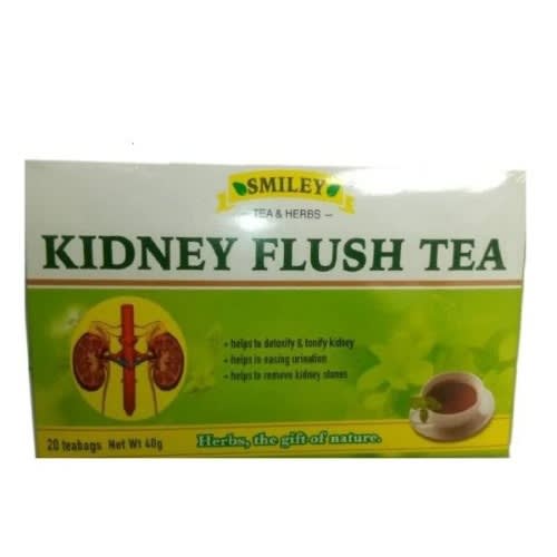 Smiley Kidney Flush Herbal Remedy Tea - 20 Teabags