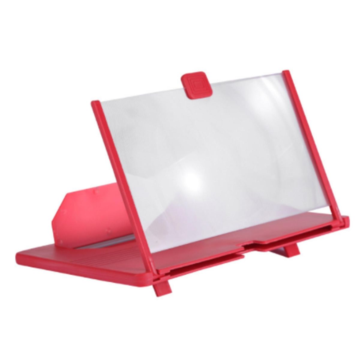 Phone Screen Enlarger Videos Games Cell Phone Stand Screen Amplifier Red
