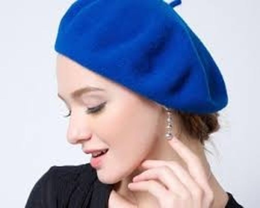 Beautiful Ladies Blue Beret 