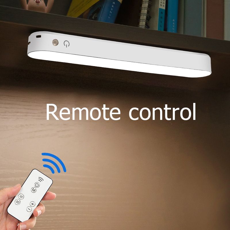 Led Lights Table Lamp Hanging Magnetic USB Rechargeable  Cabinets Remote Control Desk Lamp Bedroom Night Light--With Remote Control