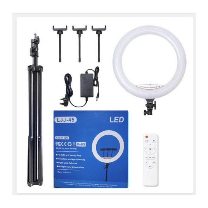 Rohs 18nches (LJJ 45) Selfie Light + Bag & Stand