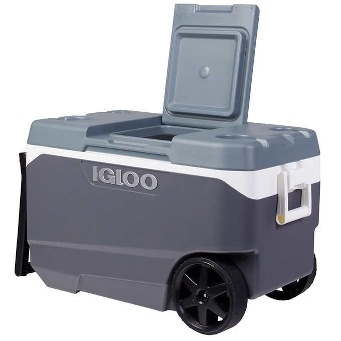 90-Quart Maxcold Flip And Tow Wheel Cooler