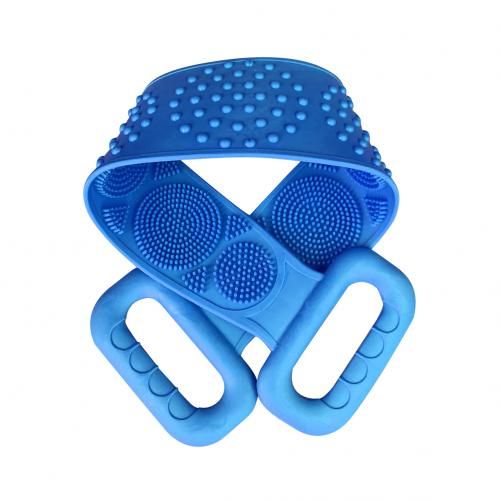 Back Scrubber - Double-sided Silicone Bath Brush (blue)