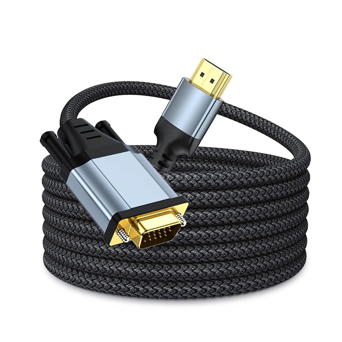 Video Adapter Cable HDMI-compatible to VGA PC Monitor Video Cable