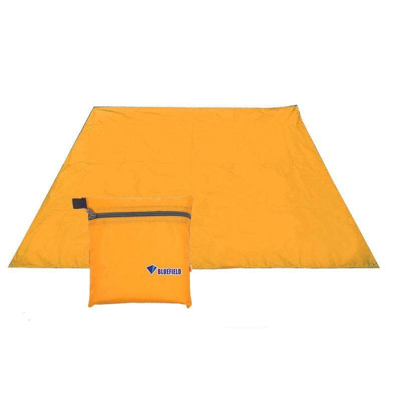Outdoor Portable Camping Hiking Tent Sunshade Waterproof Shelter Canopy Tentage Dark Orange