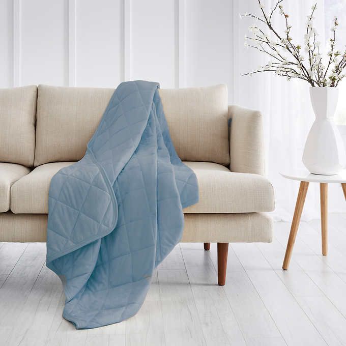 Sutton Place Blanket Blue