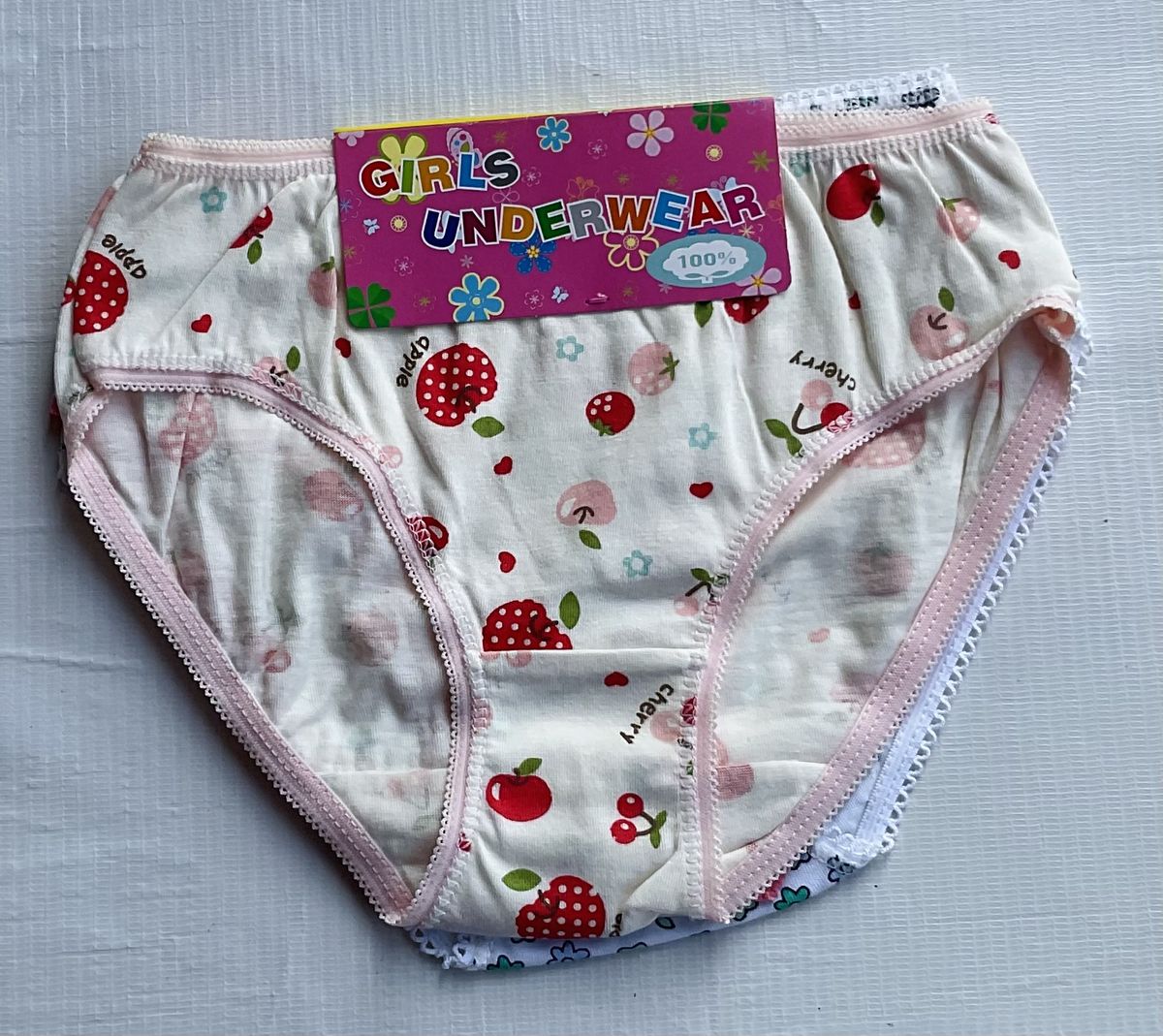 Set Of 3 Cherry Girls Briefs